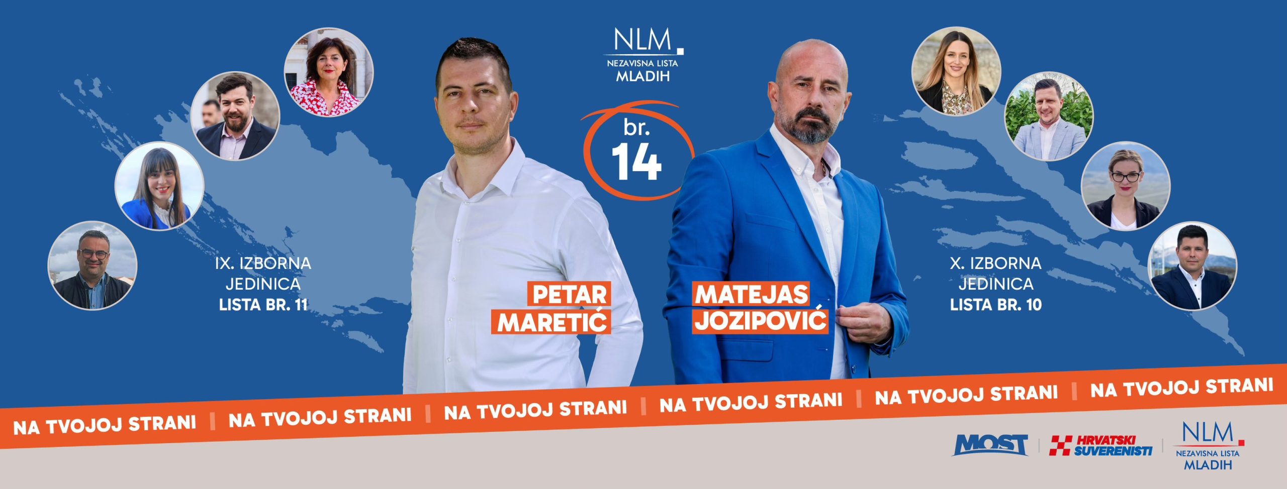 NLM predstavnici na listi za parlamentarne izbore 2024 godine